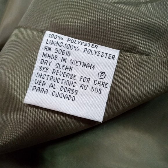 Le Suit Essentials Womens Suit Jacket Blazer Green Petite 6P Button Lined Pocket - Picture 10 of 10